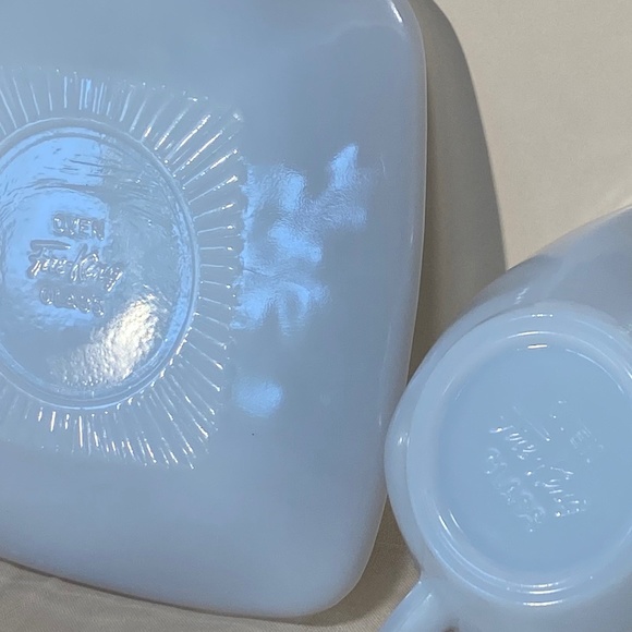 Vintage Fire King Cup and Saucer Set - Picture 4 of 5